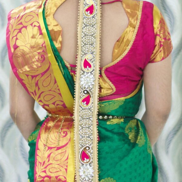 Bridal Stone Jada Poola Jada – Traditional South Indian Wedding Hair Braid Accessory