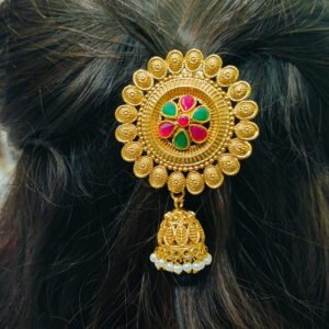 Nakshi Kemp Floral Jada Billa