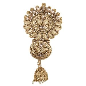 Gold Finish Bridal Jada Billa - Image 2